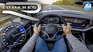 NEW VW Touareg R  Launch Control amp 100200 kmh acceleration🏁  by Automann [upl. by Arvie]