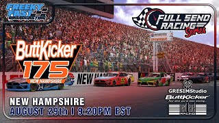 Full Send Racing Series S3  R7  New Hampshire Presented by ButtKicker 175  iracing freekyfast [upl. by Nivrem]