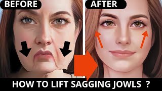 🛑 CHISELED JAWLINE EXERCISE  LIFT SAGGY SKIN JOWLS LAUGH LINES FOREHEAD FROWN LINES EYE BAGS [upl. by Dmitri]