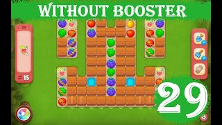 Gardenscapes Level 29  15 moves 2023 HD solution of Level 29 Gardenscapes No Boosters [upl. by Nannarb170]