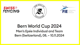 Bern 2024 Epee Individual  Piste Yellow [upl. by Enitsahc]