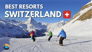 Top 10 Ski Resorts in Switzerland  202324 [upl. by Hawkie]