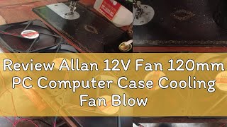 Review Allan 12V Fan 120mm PC Computer Case Cooling Fan Blower  CPU Fan  Fan Pisonet  Pisowifi [upl. by Curcio]