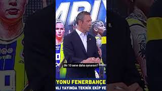 🧿“Heykeli erken diktik nazar değdi sana” Başkan Ali Koç Kaptan Eda Erdem’le şakalaşıyor📹 fbtv [upl. by Bausch]