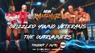 WWE 2K24 Grizzled Young Veterans Vs The Outrunners  AEW Rampage 83024 [upl. by Akeihsal285]