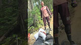 Penthrox Inhaler Broke my tib and fib at whistlerbikepark [upl. by Claudell319]