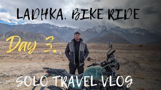 Ladakh bike ride  CHECK Bucket list ✅ DAY 3 VLOG  Solotoduo [upl. by Dranek647]