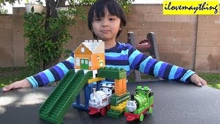 Unboxing Mega Bloks Percy Stanley and the Train Station Part 2 Thomas and Friends [upl. by Rivy980]