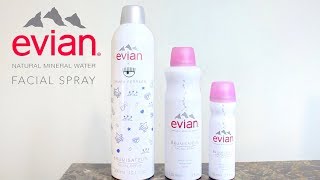 ALL ABOUT EVIAN MINERAL WATER SPRAY amp How To Use It [upl. by Enair]