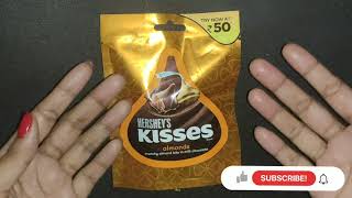 Hersheys kisses chocolate review in hindi  Almond Flavour Try or not  The View Review [upl. by Billye756]