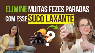 Receita laxante NATURAL para intestino preso  ELIMINA muitas fezes paradas [upl. by Nala]