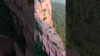 Hebei Jiunv Peak with cliffs on both sides is scary just by looking at it [upl. by Monetta]