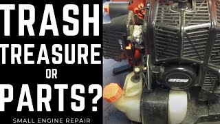 Echo PB580T Fuel Line Replacement [upl. by Erdnassak]