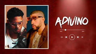 BAD BUNNY amp MYKE TOWERS  ADIVINO  letra [upl. by Neeuq]