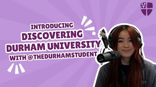 Introducing Discovering Durham University with thedurhamstudent durhamuniversity durhamstudent [upl. by Abbey]