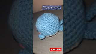 crochet whale crochet whale sea pattern made by hooked by Robin if you want to make it [upl. by Stanfill]