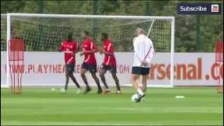 Arsene Wenger Amazing Skills in Training [upl. by Nedap30]