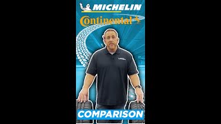 Shorts  Premium All Season Tire Comparison  Michelin VS Continental [upl. by Kera]