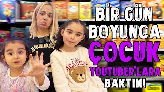 2 ÇOCUK YOUTUBERA BAKARAK BİR GÜN GEÇİRMEK  Delirdim OykuKarta elifsinemtv [upl. by Carthy240]