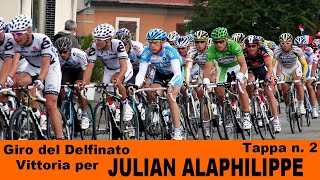 Giro del Delfinato 2023 Tappa 2 Vittoria per Julian Alaphilippe dauphiné [upl. by Jerrol]