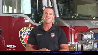 FOX26 Covers the Spring Firefighter Calendar Shoot [upl. by Matheson337]