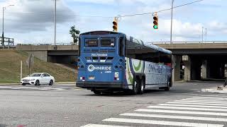 PRTC OmniRide 2019 MCI D4500CT Commuter Coach 3013 on Route 942 [upl. by Barnet509]