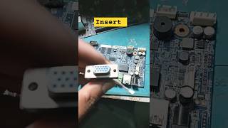 How to Insert External VGA Port in Mother Bord  VGA Output Display Port Not Workingmacnitesh2024 [upl. by Nealey]