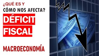 Déficit fiscal ¿qué es y cómo nos afecta [upl. by Hullda]