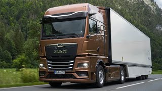 2025 MAN TGX  hTGX  eTGX  new trucks and safety assistance systems [upl. by Aeneus]