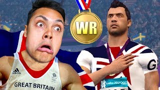 I SET A WORLD RECORD AT THE OLYMPICS  Olympics The Video Game [upl. by Wahlstrom]