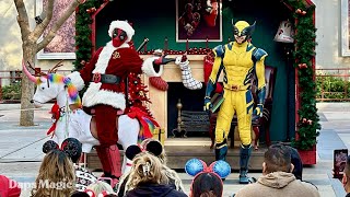 The Night Before Christmas  Deadpool  Holidays at the Disneyland Resort 2024 4K [upl. by Charlene]