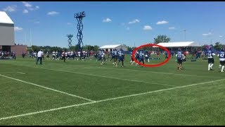 Janoris Jenkins Throws Punch At LB Eric Pinkins At Giants Camp [upl. by Innep]