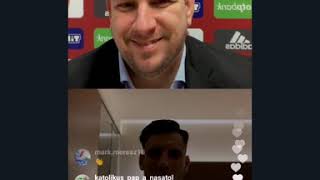 Szoboszlai Dominik interjú INSTAGRAM LIVE MAGYARORSZÁGIZLAND [upl. by Leiuqeze]