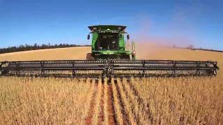 MidWest Durus Premium 60 18m on a John Deere S690 Part 2 [upl. by Claribel]