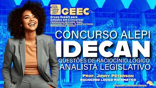 IDECAN  Concurso ALEPI  Analista Legislativo RLM [upl. by Euginimod]