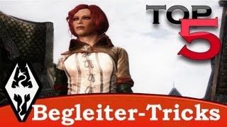 Skyrim  Die besten Tricks amp Glitches für Begleiter Top 5 [upl. by Connett]