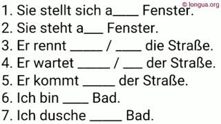 Bausteine Grammatik Mix Übungen Wechselpräposition Prüfung Deutsch lernen A1A2 B1B2 Test [upl. by Cher]