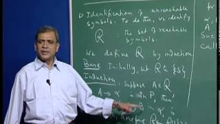 Mod01 Lec23 Towards Chomsky normal forms elimination of useless symbols [upl. by Linis]