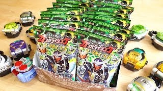 ガンバライジングチョコスナック3 箱買い開封レビュー【前編】オリジナルカード8種入り！まずは右列10個一気に開封！仮面ライダー鎧武ガイム [upl. by Margreta]