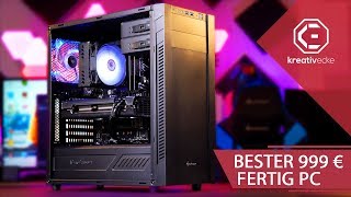 Der MIT ABSTAND BESTE 999 EURO FERTIG GAMING PC Kreativecke 1000 im Test [upl. by Solim597]