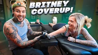 Britney Spears TATTOO COVERUP [upl. by Bucky704]