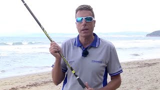 Trabucco TV  Surfcasting Rod  Cassiopea MN2 Novità 2014 [upl. by Grodin]