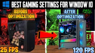 OPTIMIZE YOUR PC FOR GAMING ✅  How To OPTIMIZE Windows 1011 for Gaming amp Performance [upl. by Latona53]