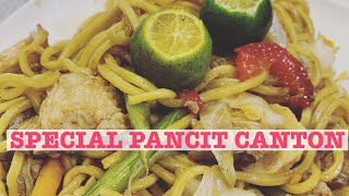 SPECIAL PANCIT CANTON  MAY ATAY NG MANOK AT CUTTLEFISH BALL [upl. by Margarita]