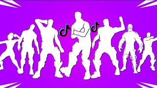 Copyrighted Fortnite Dances amp Emotes Get Griddy Starlit Pull Up [upl. by Annai]