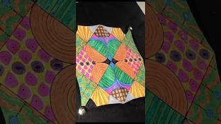 Traceable sheets coloring in time lapse ✨ fatimasartdiary [upl. by Flodnar]