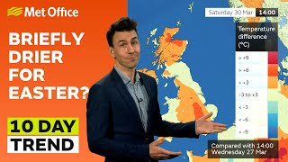 10 Day Trend 27032024 – Still some rain to talk about – Met Office weather forecast UK [upl. by Hyacinthia]