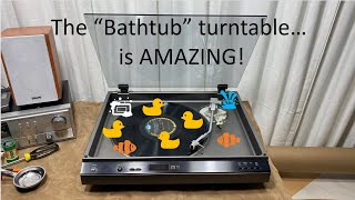 The quotBathtubquot Turntable  Optonica RP4705 direct drive full auto beast [upl. by Neeli]