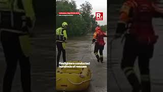 Flooding and Landslides Ravage Northern Italy Hundreds Rescued [upl. by Web]