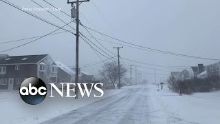 Powerful nor’easter pummels East Coast [upl. by Healy629]